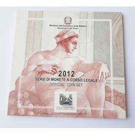 BU ITALIE 2012 type 2 - Coffret qualité BU année 2012 comprenant 10 pièces.Description Ce coffret regroupe les 8 pièces d