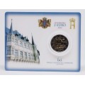 COINCARD LUXEMBOURG 2012 -  Pièce de 2 € commémorative BU Luxembourg 2012 en CoinCard officiel - Brillant Universel commémoran