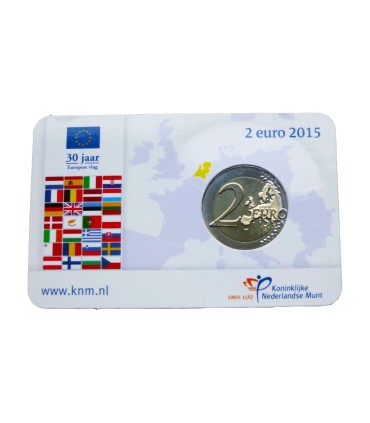 Coincard Paesi Bassi 2015 Bandiera  19,00 €