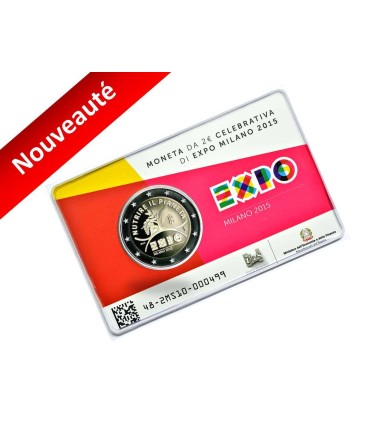 Munt Italië 2015 Milaan Tentoonstelling €15,50