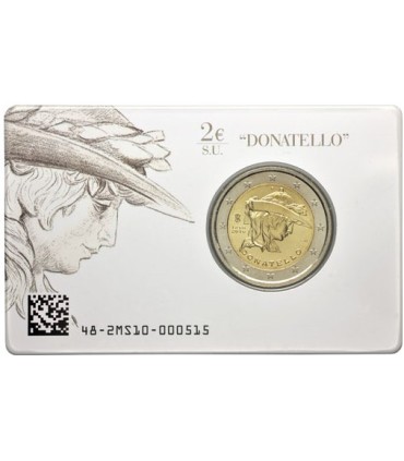 Cartão de Moeda Itália 2016 Donatello 13,95