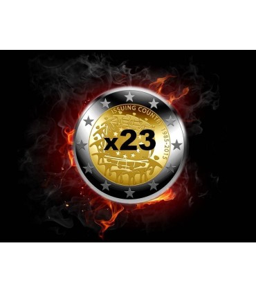 Pack 23 x 2 Euro Flagge 2015  119,89 €