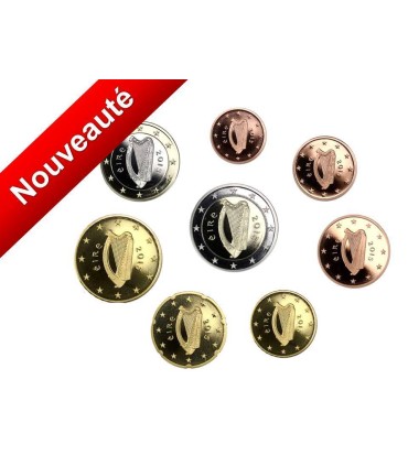Conjunto de 8 peças Irlanda 2015 €14,95