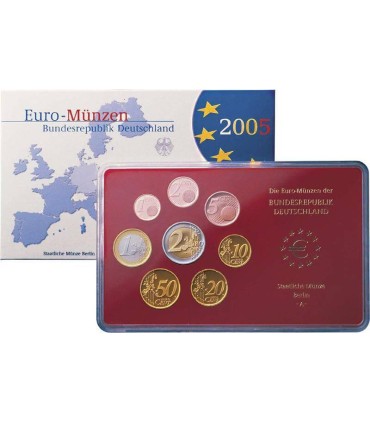 Set in scatola Euro Fine Proof BE Germania 2005  115,00 €