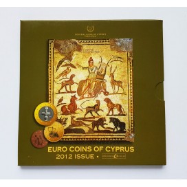 BU CHYPRE 2012 - Caractéristiques:Série en coffret officiel BU de 9 pièces comprenant les 8 pièces 1c à 2€ au millésime 2012 +