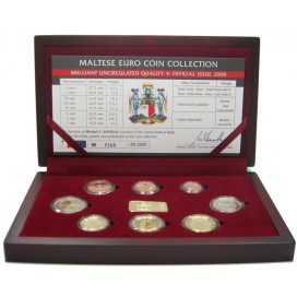Malta 2008 official euro coin set - 1
