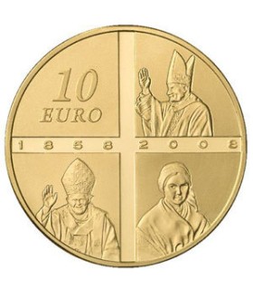 10 euros de oro pesado 2008 516,72 euros