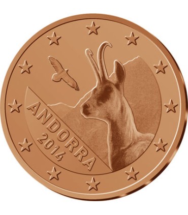 Andorra euro coins 2014 retail  14,30 €