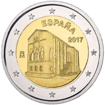 2 Euro Espagne 2017 Eglise Santa Maria