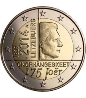 2 euro Luxemburg 2014 onafhankelijkheidsherdenking €4,99