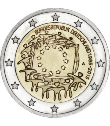 2 Bandiera Euro Germania 2015  4,10 €