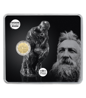 2 euro frankrijk BU - Auguste Rodin € 10,00
