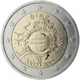 2€ "10 years of the euro" Ireland 2012