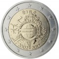 2€ "10 ans de l'euro " Irlande 2012