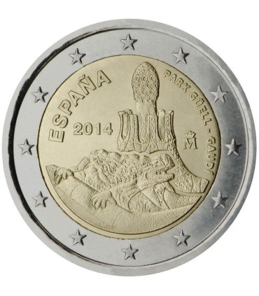 2 euro ESPAÑA 2014 Antonio Gaudí €4,79