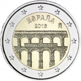 2 Euro Espagne 2016 Aqueduc Segovie