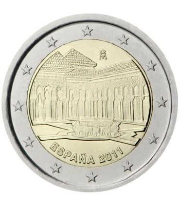 2 Euro Espanha 2011 Alhambra € 5,49
