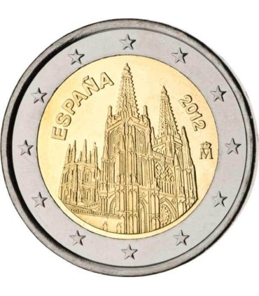 2 Euro Spagna 2012 Cattedrale di Burgos  5,95 €