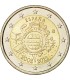 2 Euro Spagna 2012 - "10 anni di euro  4,95 €