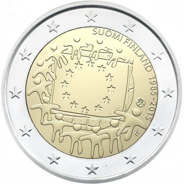 2 Euro Finlande 2015 - Drapeau