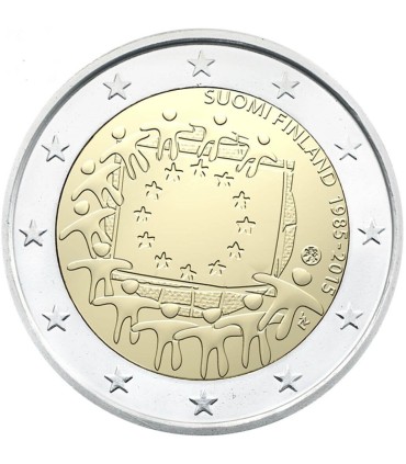 2 Bandiera Euro Finlandia 2015  5,85 €