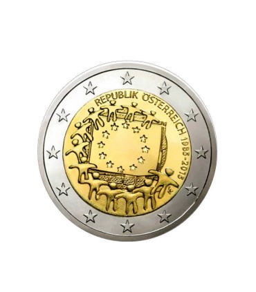 2 Euro Austria 2015 Bandiera  4,99 €