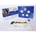 5 x 2 euro Allemagne 2017 BE