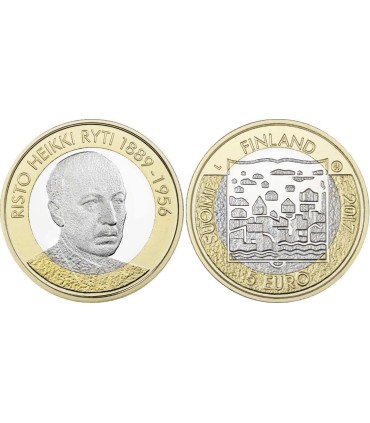 5 Euro Finlandia 2017 Risto Keikki Ryti € 9.00