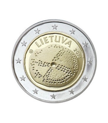 2 euros Lituania 2016 Cultura Báltica 4,49 euros
