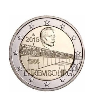 2 euros Luxemburgo 2016 Pont Grande Duchesse 4,89 euros