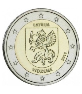2 Euro Letland 2016 Vidzeme €4,89
