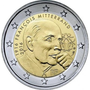 2 Euro France 2016 Mitterrand