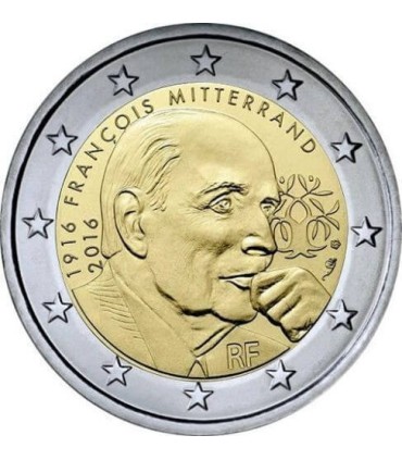2 Euro Francia 2016 Mitterrand €4.89