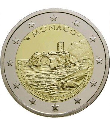2 Euro Mónaco 2015-800 anos do Castelo € 4.00