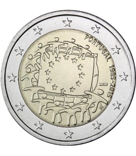 bandera 2 Euro Portugal 2015 €5.49