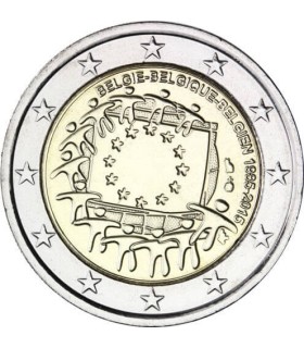 2 Euro Bélgica 2015 Bandera € 7.39