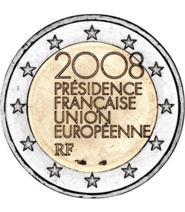 2 Euro Frankrijk 2008 EU-voorzitterschap € 4,95