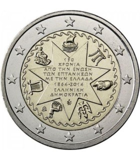 2 Euro Griekenland 2014 Ionische Eilanden €6,95