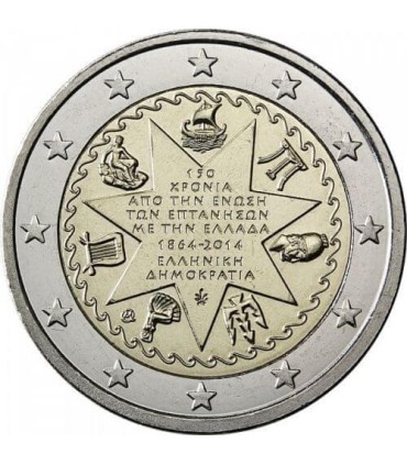 2 Euro Grécia 2014 Ilhas Jónicas €6,95