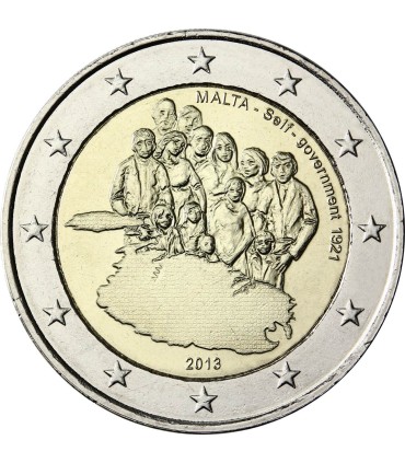 2 Euro Malta 2013 Regierungsautonomie  6,98 €
