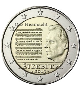 2 euros Himno Nacional de Luxemburgo 2013 5,20 euros