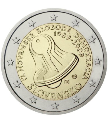 2 Euro Slowakei 2009 Tag der Freiheit  5,50 €