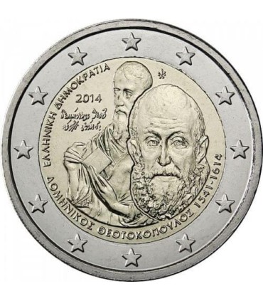 2 Euro Griekenland 2014 Domenikos €5,95