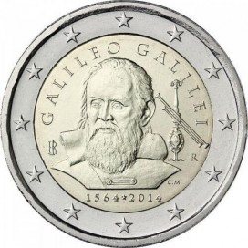 2 euro commemorative Italy 2014-Galilée
