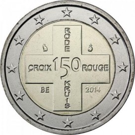 2-euro-commemorativ-Belgien-red-cross-2014