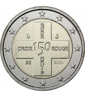 cruz roja belga conmemorativa de 2 euros 2014 €19.95