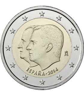 2 euros conmemorativa España 2014 n°2 € 4.90