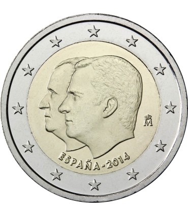 2 euros comemorativo Espanha 2014 n°2 € 4,90