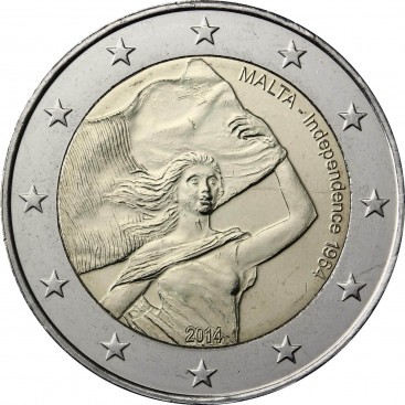 2 euro commemorative MALTE 2014