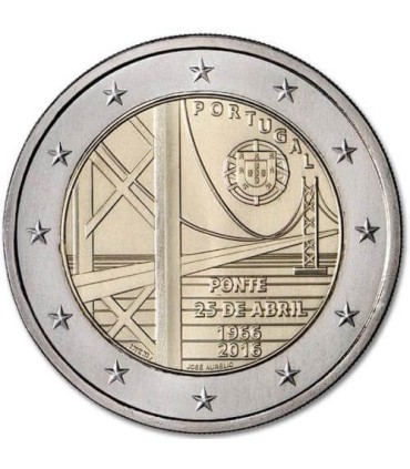 2 Euro Portugal 2016 April 25 Bridge  4,89 €